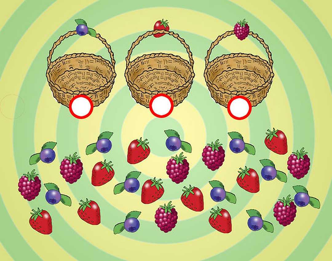 Собираем фрукты 3. Ягоды задания для дошкольников. Задания для детей на тему ягоды. Задания по теме ягоды для дошкольников. Развивающее занятие ягоды.