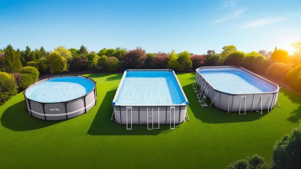 Каркасные бассейны Intex: особенности, виды и советы по выбору