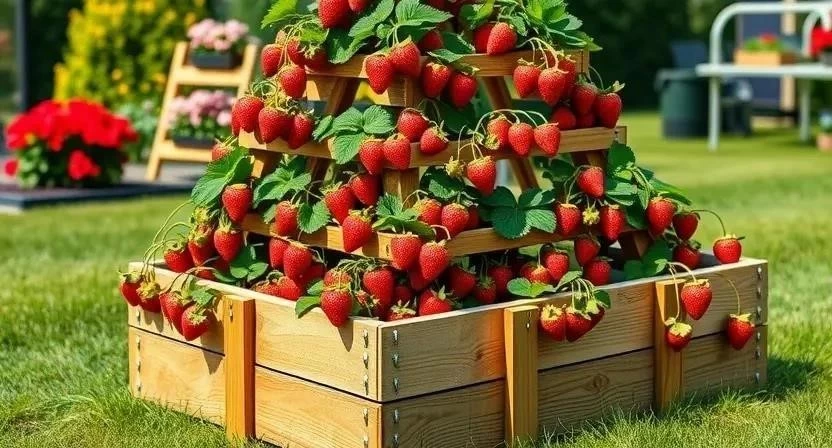 Клубника в ландшафтном дизайне