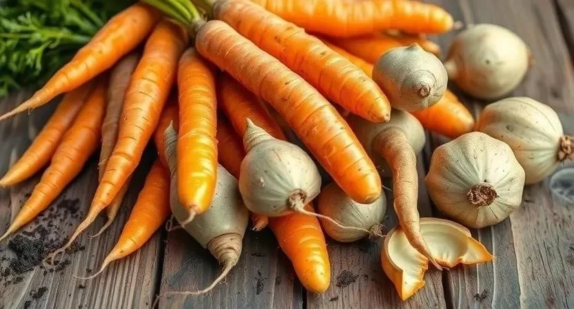 Совместная посадка топинамбура и моркови