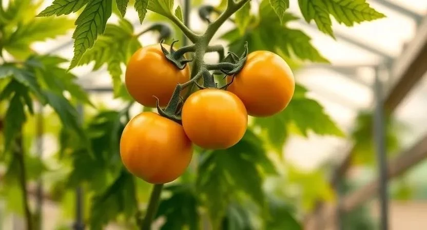 Желтые помидоры Золотой король и Золотое сердце