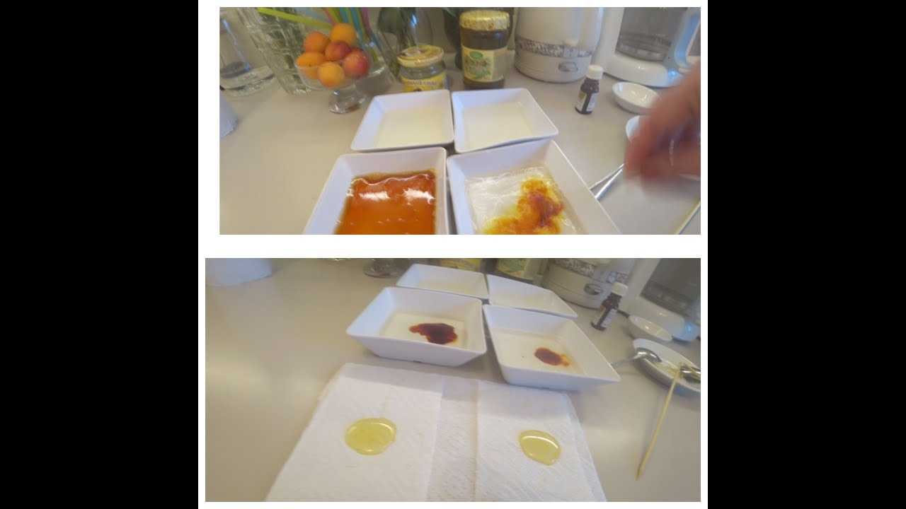 Тест меда в домашних условиях. Тест на натуральность меда в домашних. Опыт с медом и йодом. Мед тест с бумагой. Испытания мёда на бумаге.