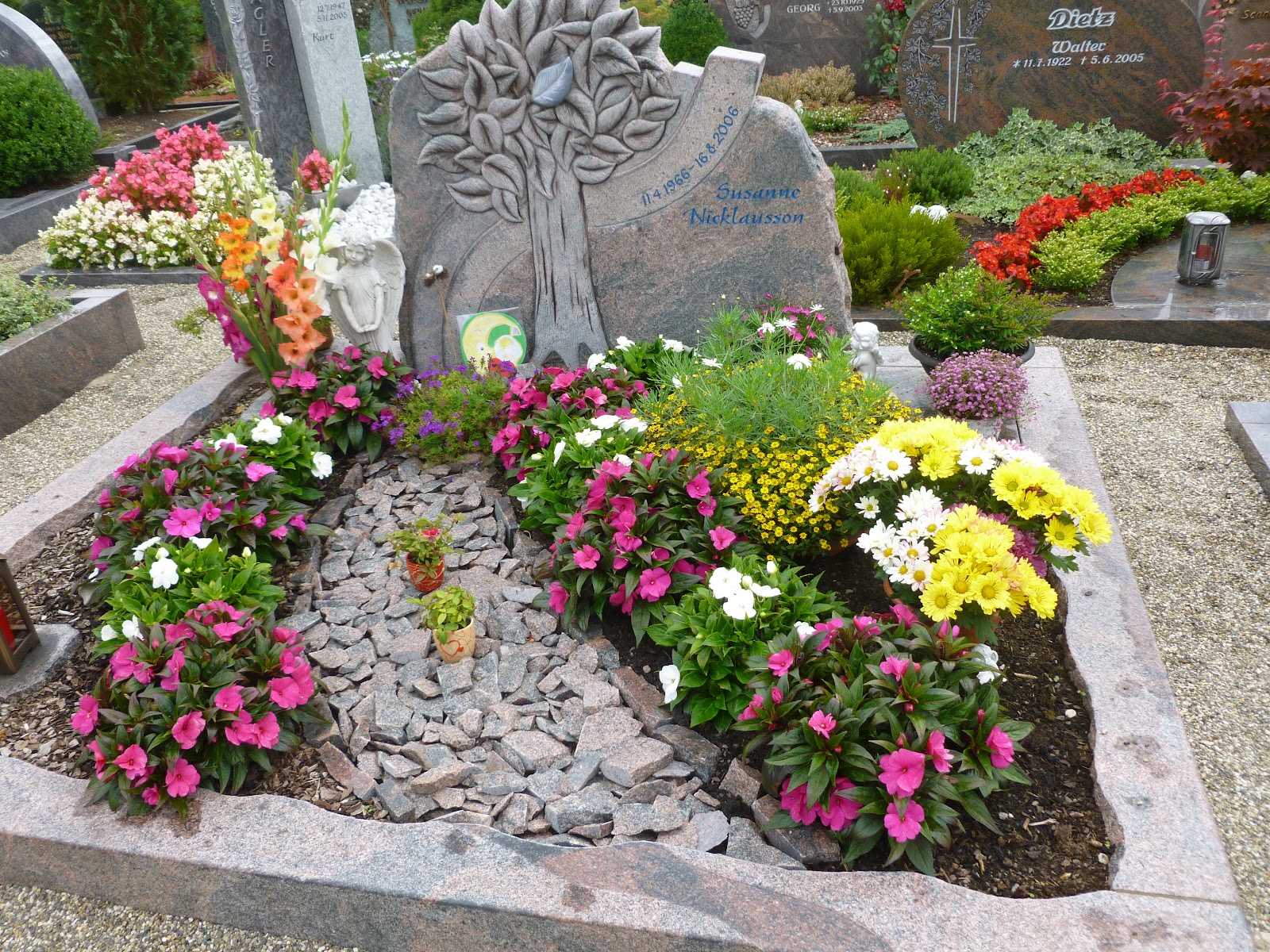 Многолетние цветы на могилу