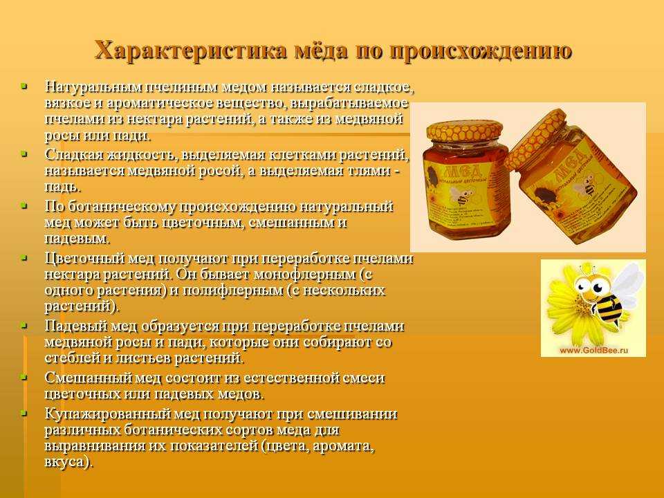 Лечение продуктами пчеловодства. Характеристика меда. Сорта меда. Продукты пчеловодства. Формы натурального меда.
